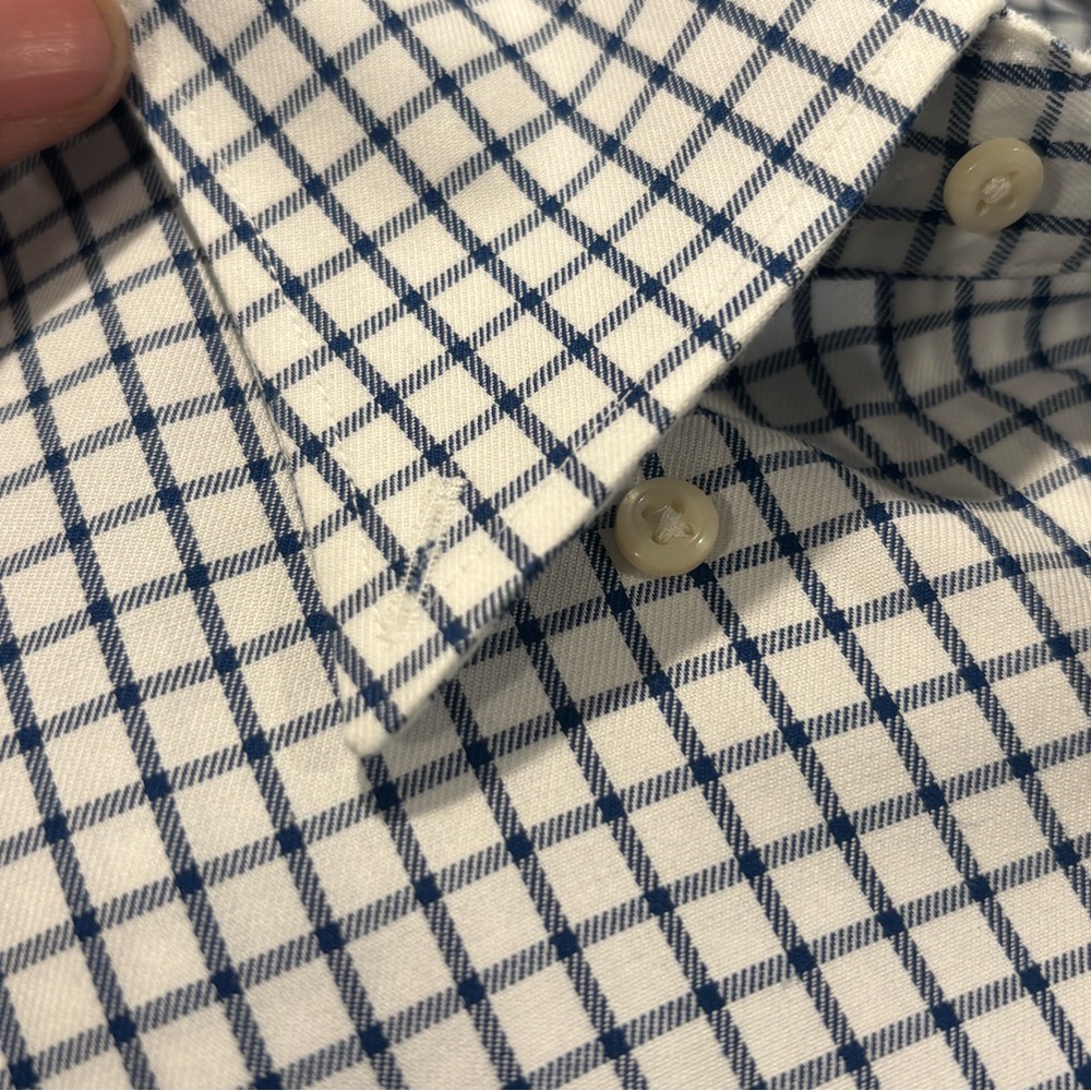 Peter Millar Windowpane Check Button down - Picture 9 of 9